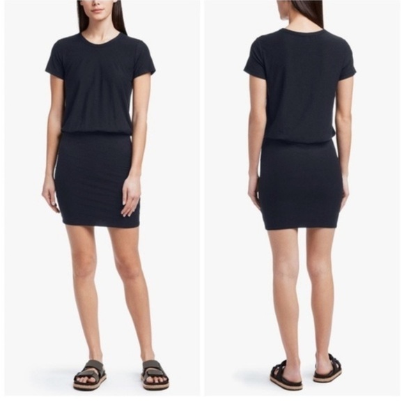 Standard James Perse Women's Navy Short sleeve
Bubble hem Mini Dress - size 2  M - Picture 1 of 6